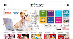 Desktop Screenshot of hepsimagnet.com