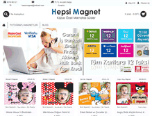 Tablet Screenshot of hepsimagnet.com